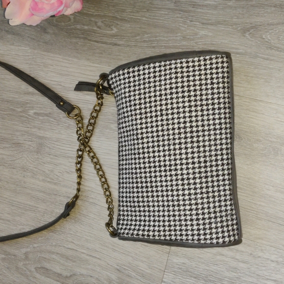 DONATED NWOT Hounds Tooth/Polk-a-dot Crossbody bag - Picture 4 of 9